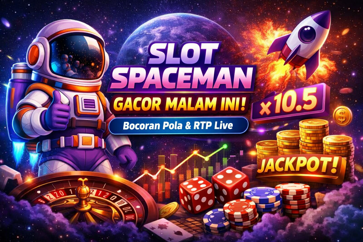 Slot Spaceman Gacor Malam Ini: Bocoran Pola dan RTP Live